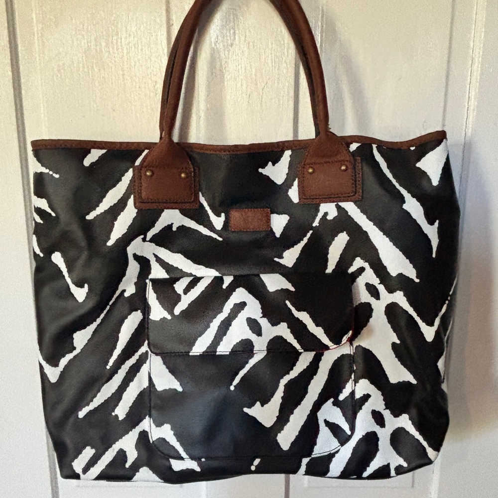 Diane von Furstenberg (DVF) Zebra Print Travel Tote - Picture 2 of 6